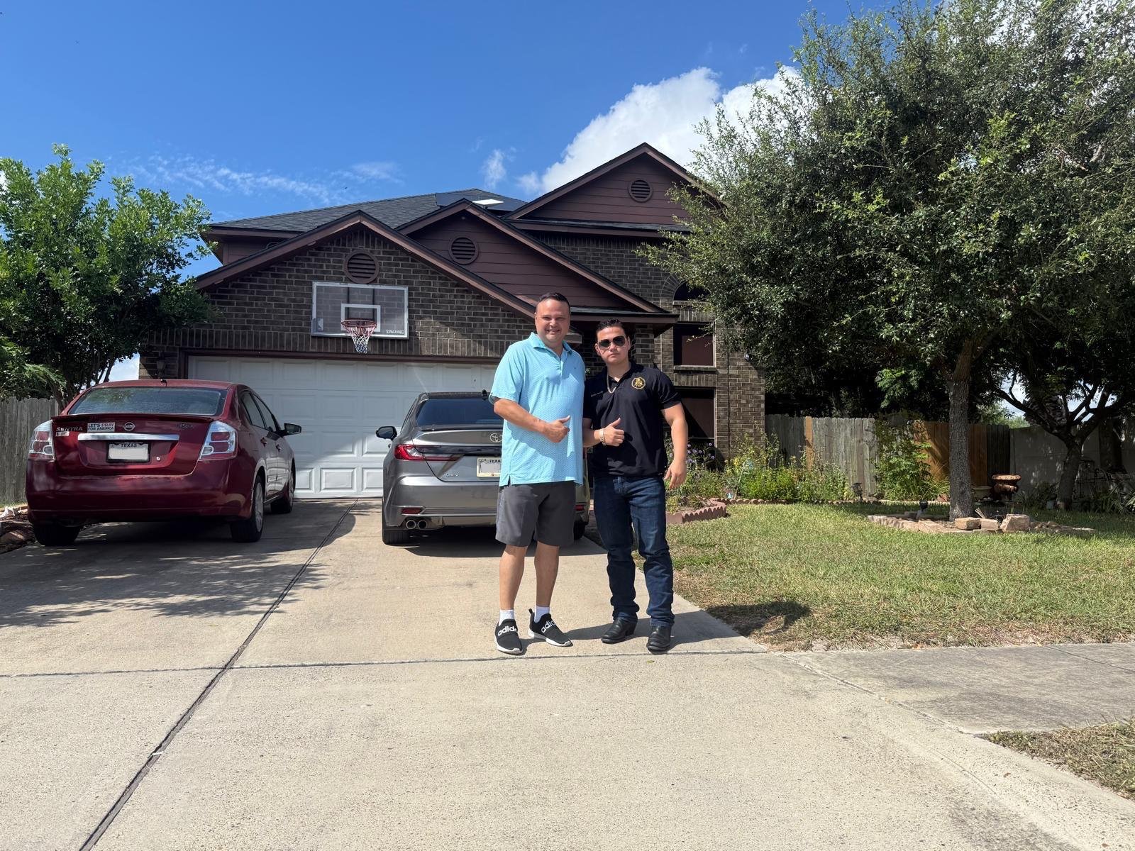 Complete shingle replacement and gutter installation in Brownsville, TX - Texas Construction Inc.